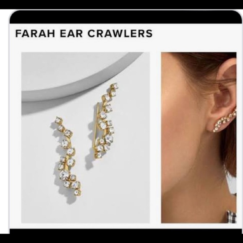 Baublebar Farah ear crawlers sold out style earrings.